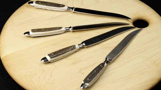 
                    Eichenlaub steak knife set: 2 sets for 3 steak knives