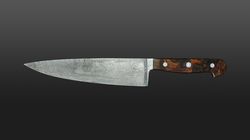 Coltello da cuoco, Coltello da cuoco damasco