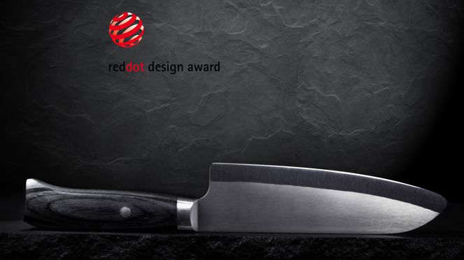 
                    Kyocera Black Santoku Keramikmesser für ergonomische Handhabung