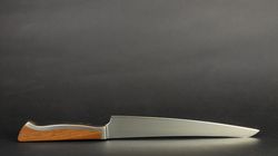Caminada coltelli & accessori, Coltello per prosciutto Caminada con fodera di legno