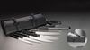 
                    Knife bag Shun with Kain Shun knives, sknife knife sharpener and kitchen utensils