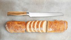 Bois d'olivier, Couteau à pain Wok