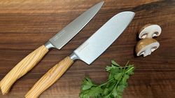 Bois d'olivier, Santoku Wok