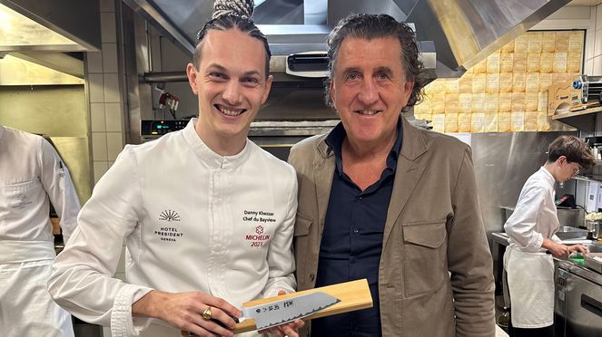 
                    Danny Khezzar & Michael Bach, CeCo -world-of-knives.ch, Distributor der Kai Messer für den Schweizer Markt