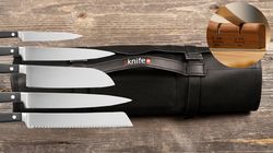 World of Knives - made in Solingen Messer, Messertasche Wok Classic mit Schleifgerät