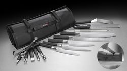 sknife swiss knife, Messerkoffer Lehrling mit Schleifgerät